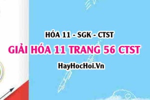 Giải Hóa 11 trang 56 SGK Chân trời sáng tạo